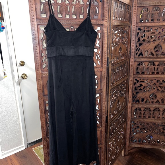 Jack by BB Dakota Faux Suede V-Neck Jumpsuit - Picture 4 of 5